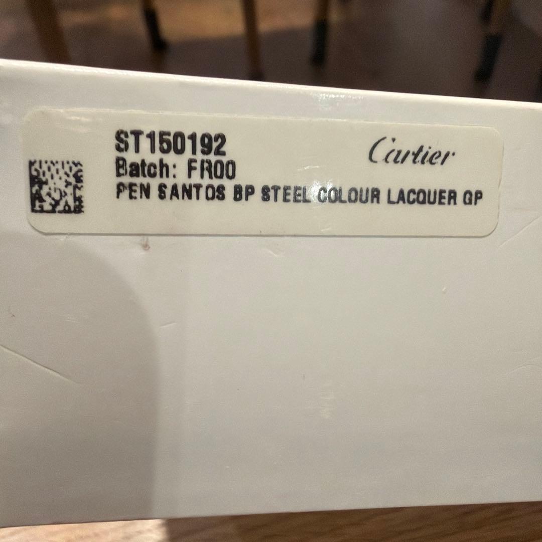 【新品未使用】 Cartier ボールペン サントス 本体 専用ケース 箱 付属