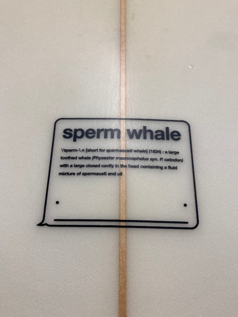 channels スパームホエール　5'5\" 28.1L リペア済み