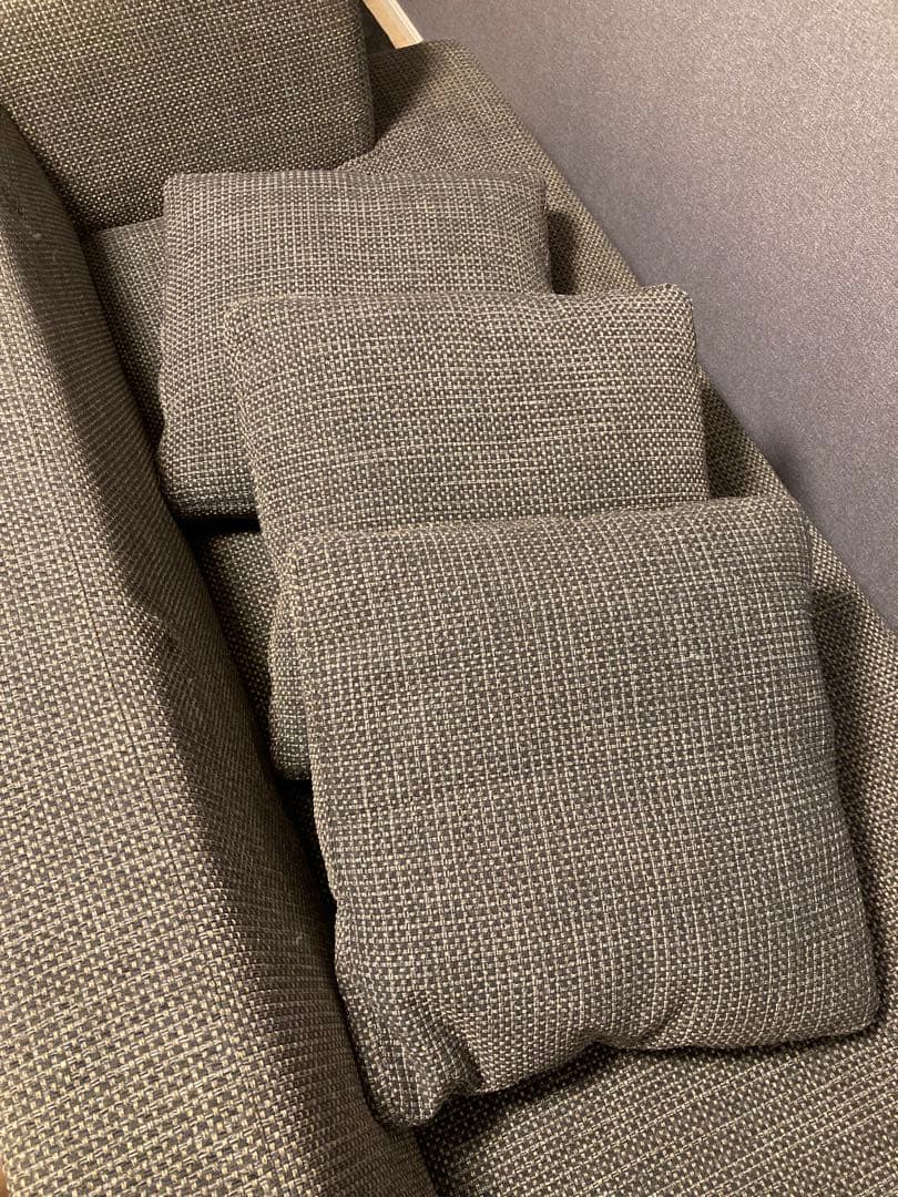 こがね　藤栄　FUJIEI エヴァンソファ　グレー　3人掛けソファ