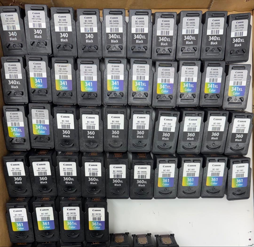 キャノン 使用済みインクカートリッジ85個(純正81+互換4)