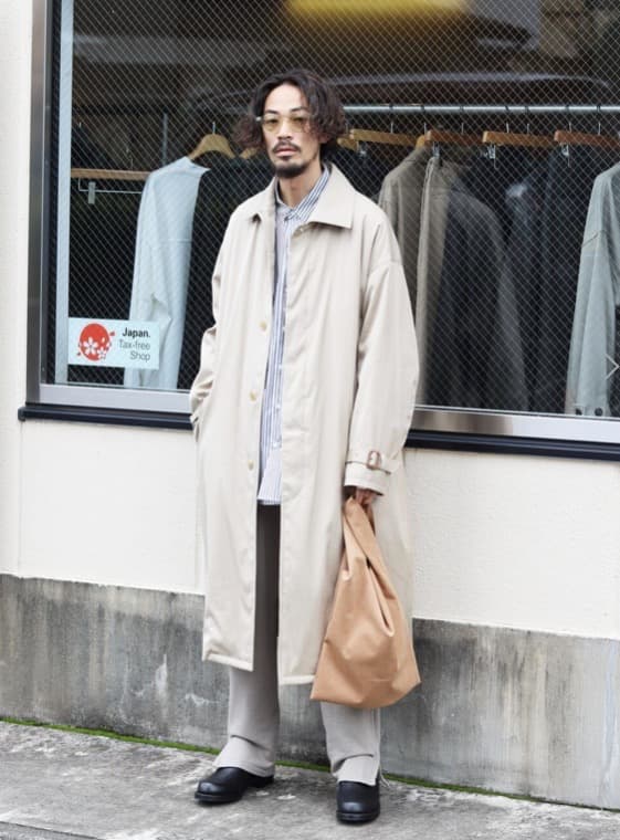 [サンプルジャンク品] AURALEE ベージュ トレンチコート