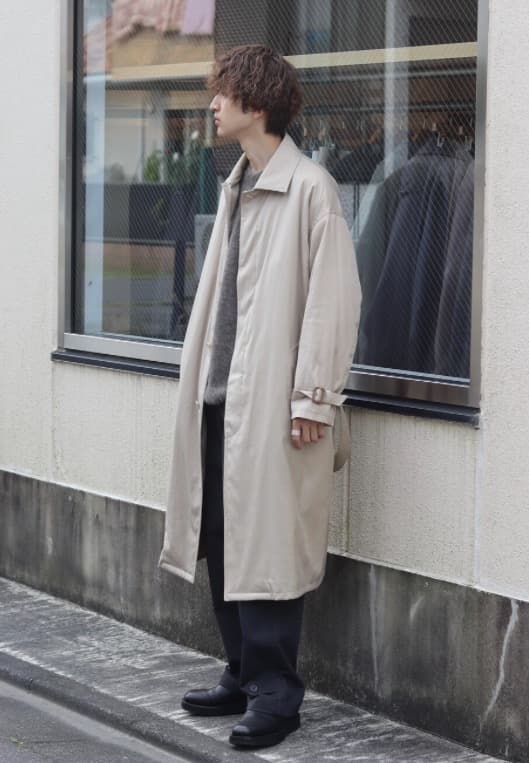 [サンプルジャンク品] AURALEE ベージュ トレンチコート