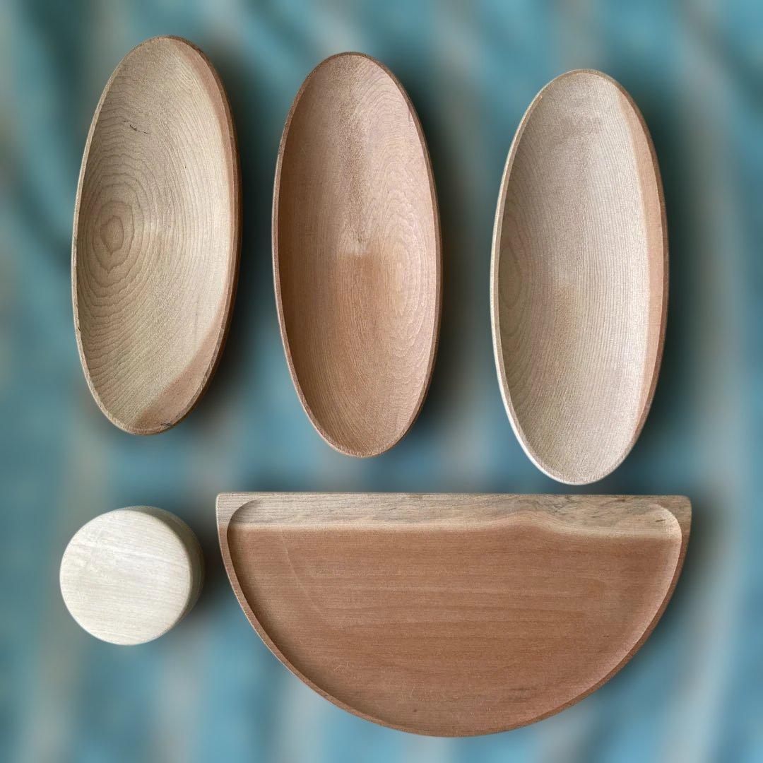 おかぁ　鎌倉彫用木地材19点セット