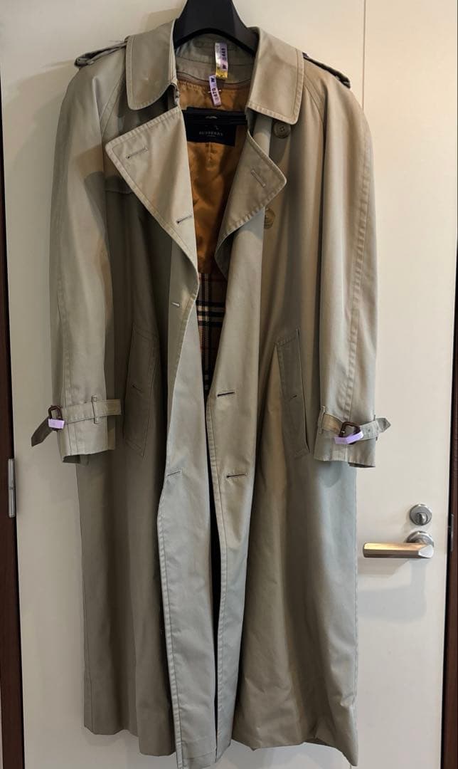 メンズ　バーバリーコート(ウールライナー付き)