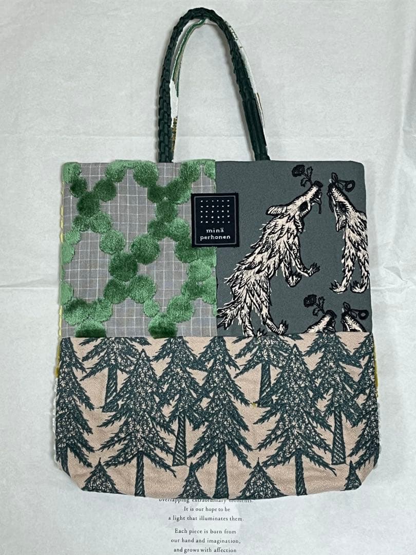 ミナペルホネン piece, トーストバッグ 新品