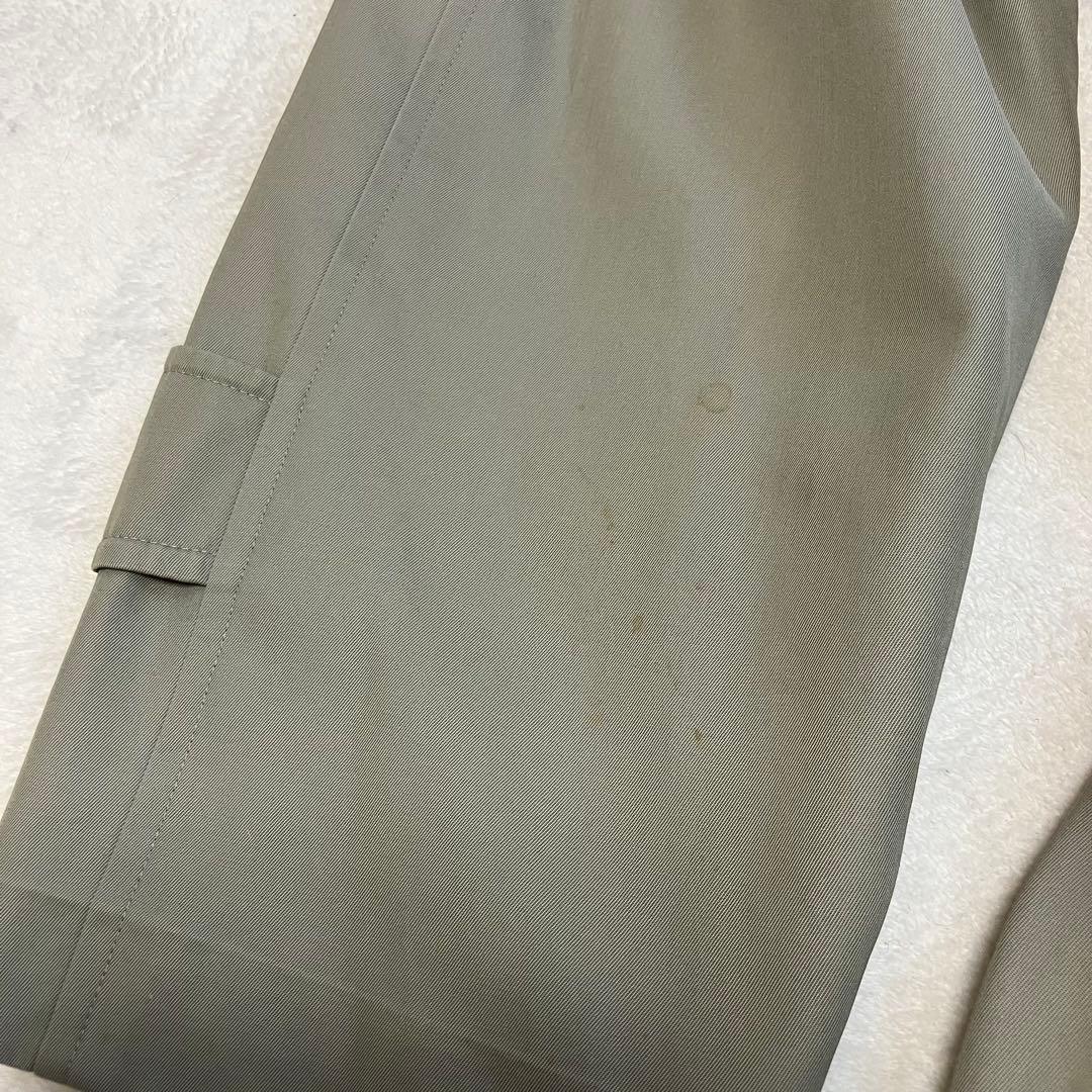 バリーロンドン　ステンカラーコート　ロング　ライナー付　裏ノバチェック　￼L