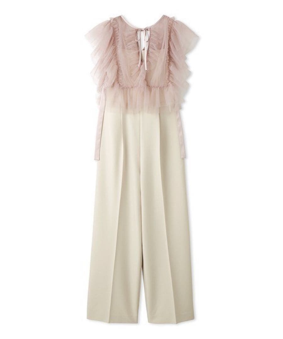 Lily Brownフリル付きチュールオールインワン