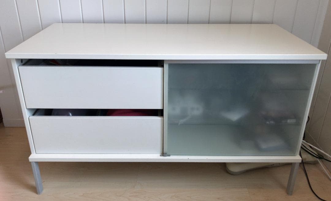 リビングボード TV台 テレビボード (ホワイト)