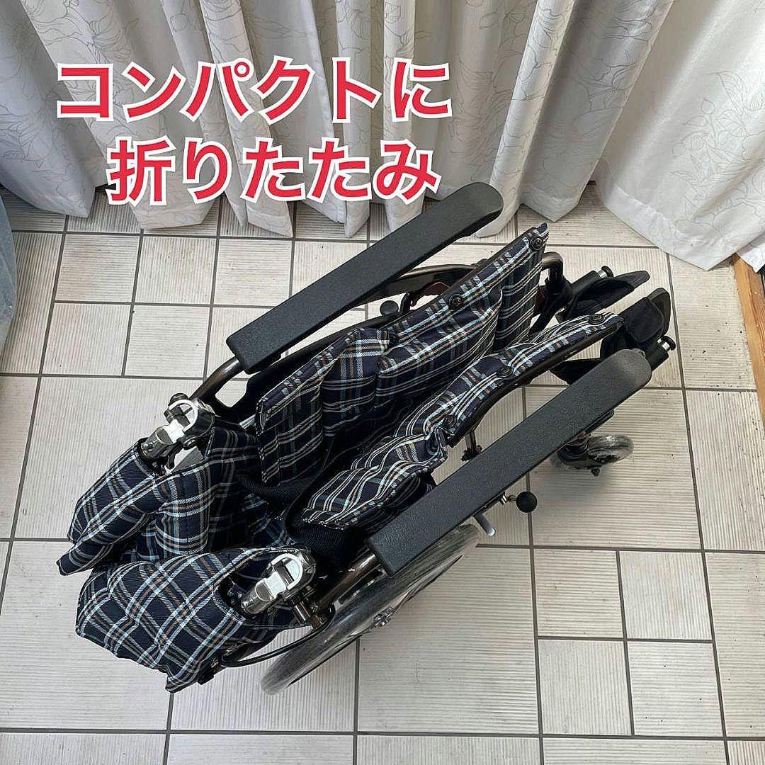 ♿️大きめシート 介助式 車椅子 便利な多機能 ノーパンクタイヤ 安心ベルト