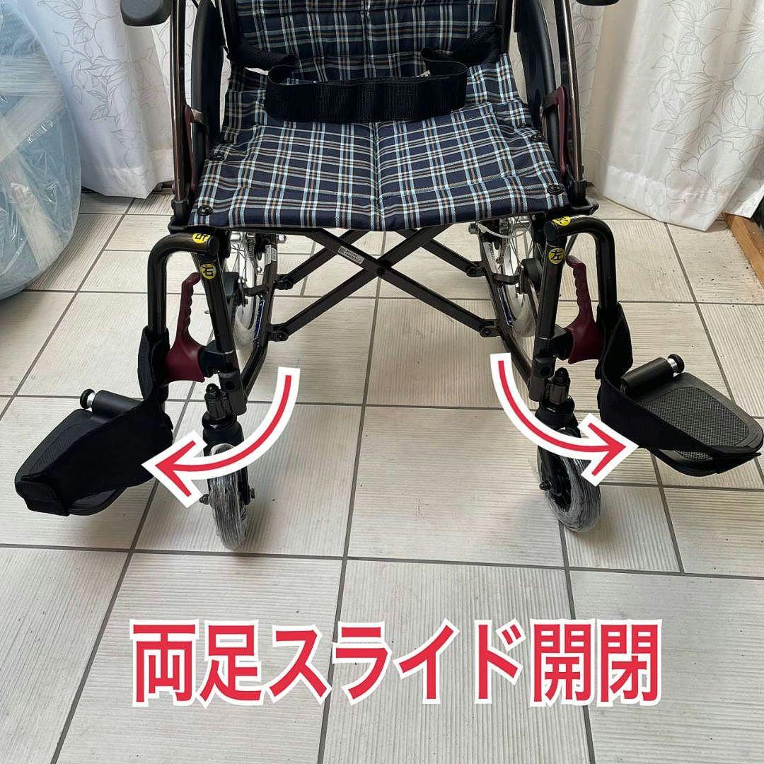 ♿️大きめシート 介助式 車椅子 便利な多機能 ノーパンクタイヤ 安心ベルト