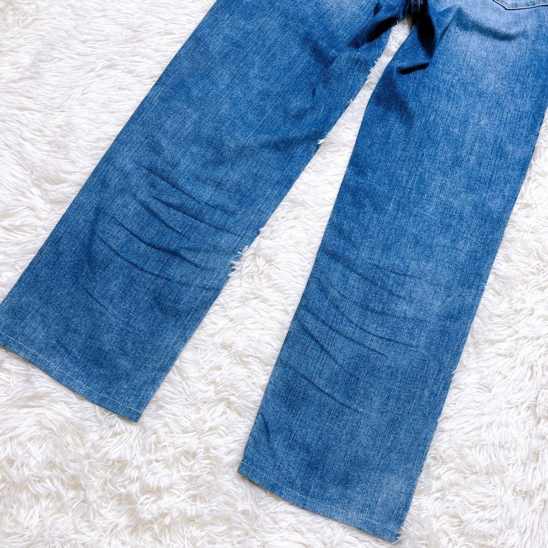 美品✨ ヤヌーク Lea ボーイズストレートデニム 22