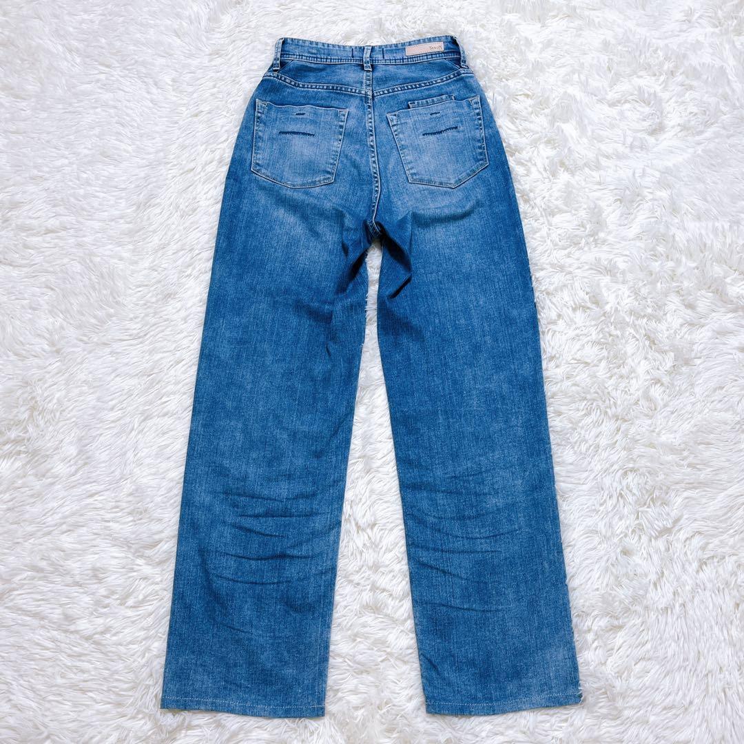 美品✨ ヤヌーク Lea ボーイズストレートデニム 22