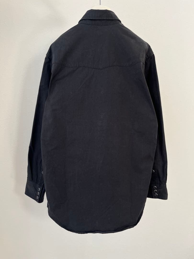 RRL ダブルアールエル ウエスタンシャツ ブラック コンチョ