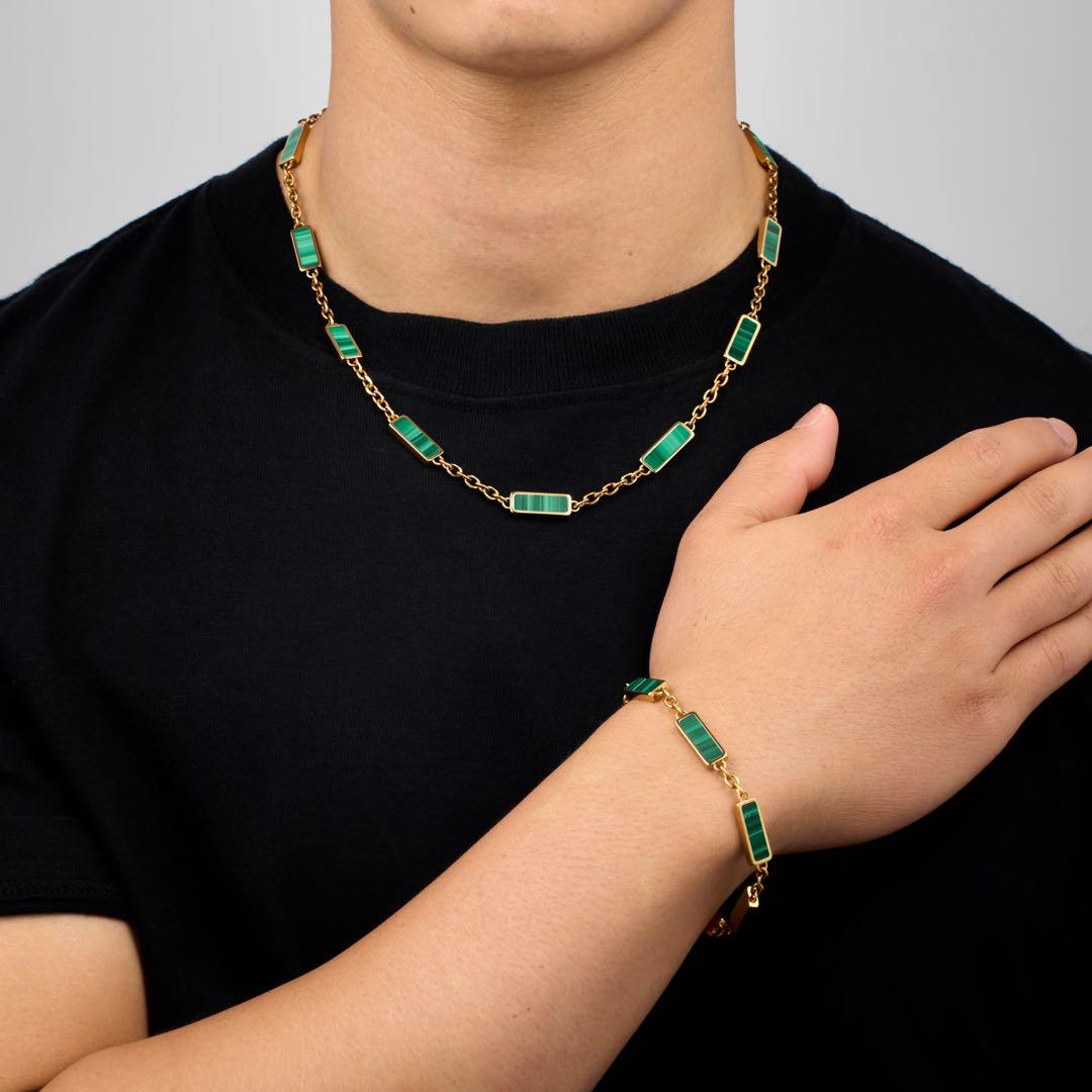 アクセサリー ky9jm Malachite Barlink Set