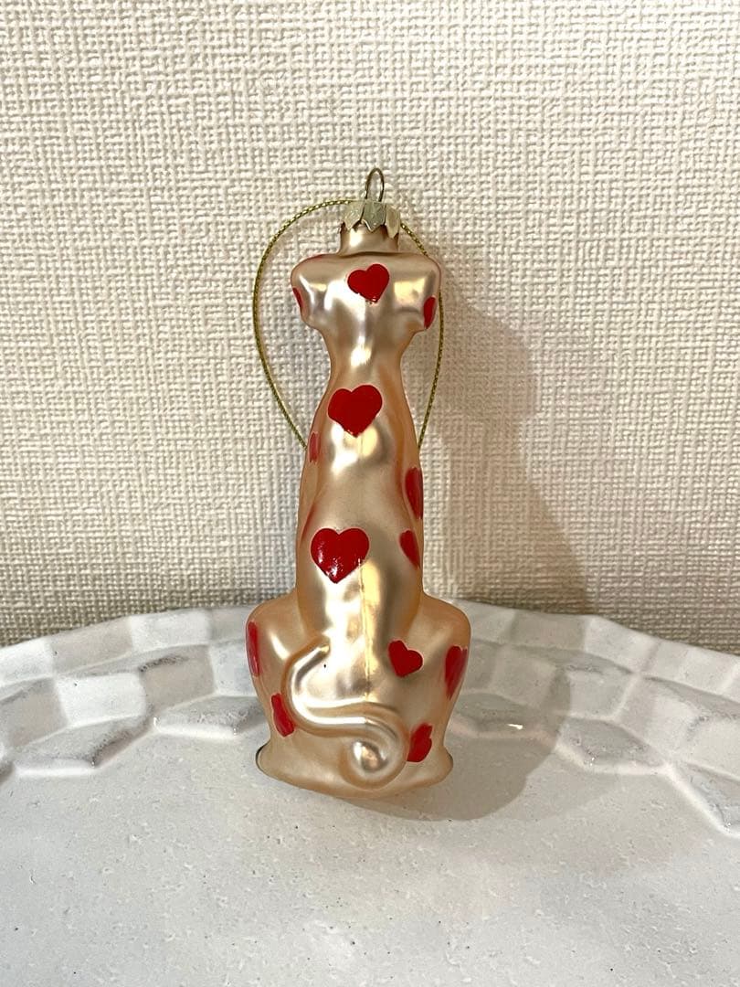 ガラスオーナメント　ダルメシアン　アスティエ・ド・ヴィラット