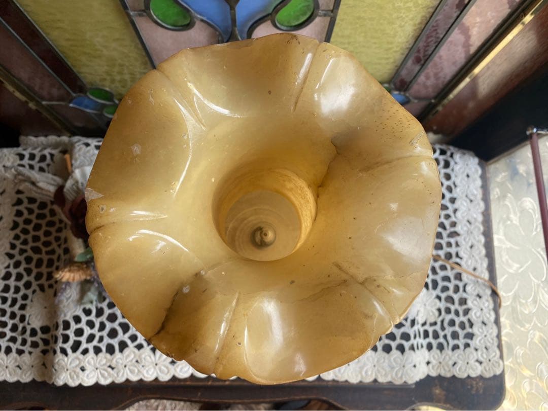 フロアスタンドライト 大理石 ランプ アンティーク インテリア 大理石