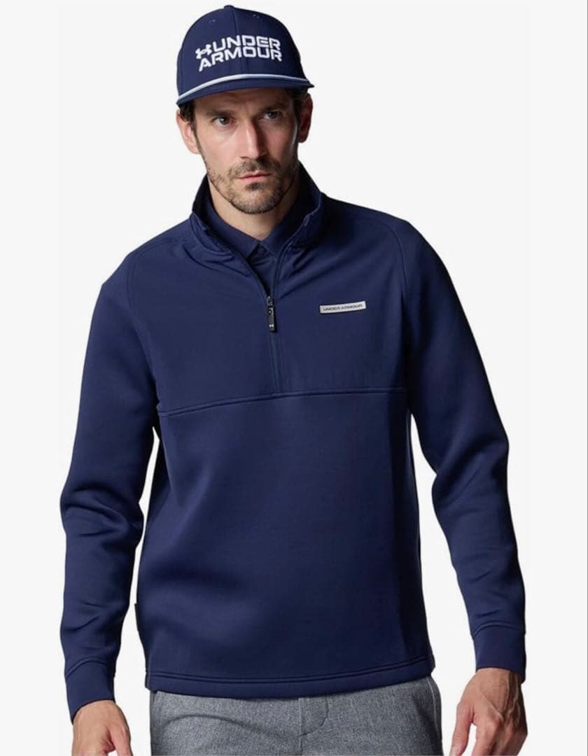 アンダーアーマー ゴルフ　ドライブプロ ハイブリッド 1/2ジップ ジャケット