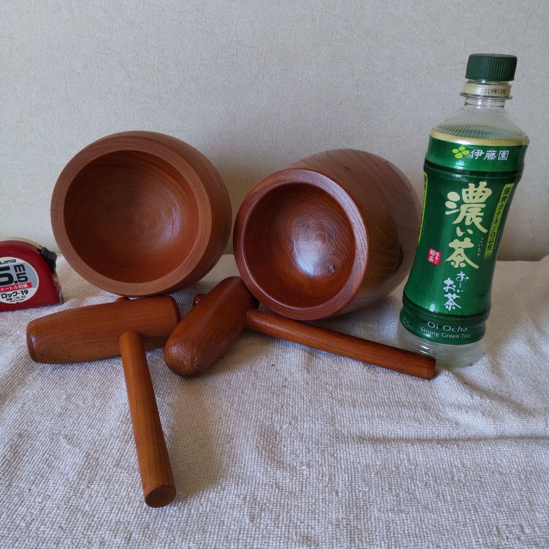 ミニ 臼と杵　2点セット