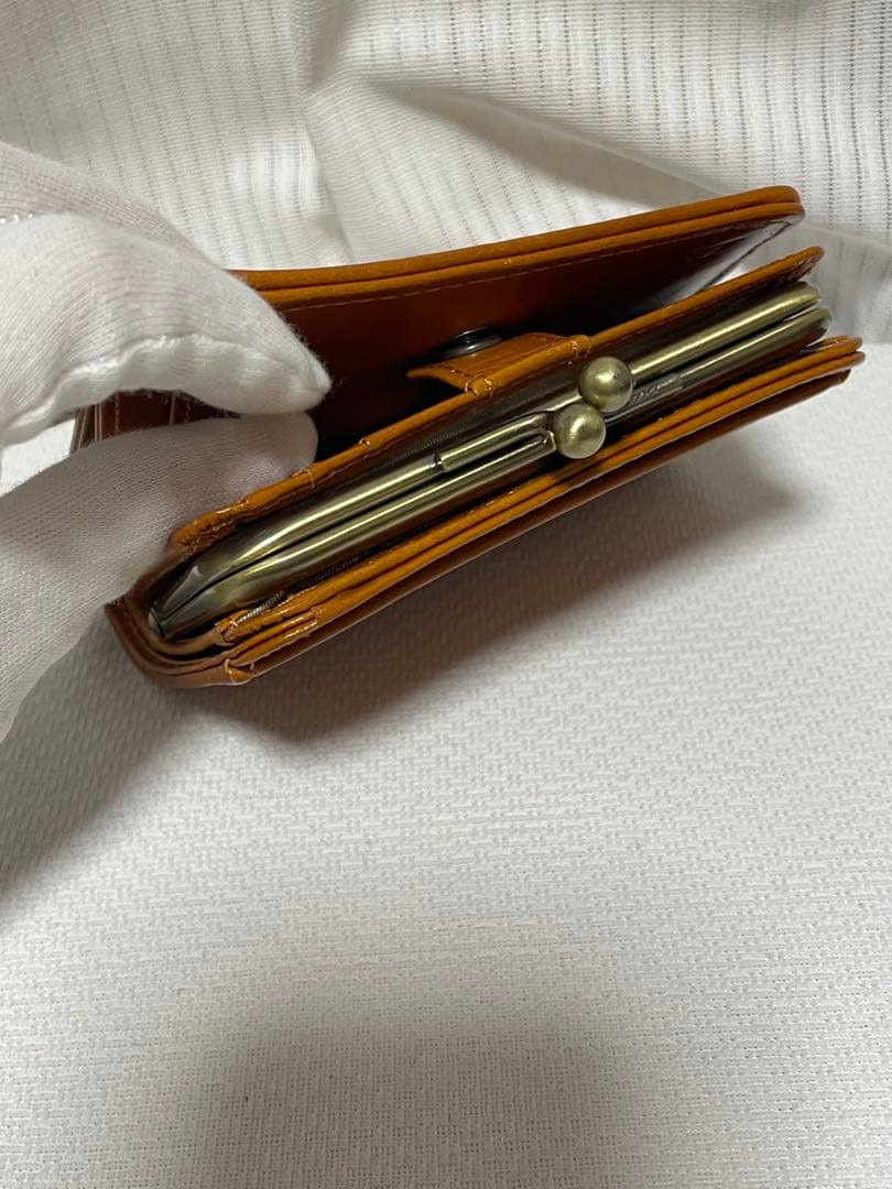 新品　Dakotaダコタ 二つ折り財布 本革 レザー がま口 アロマティコ財布