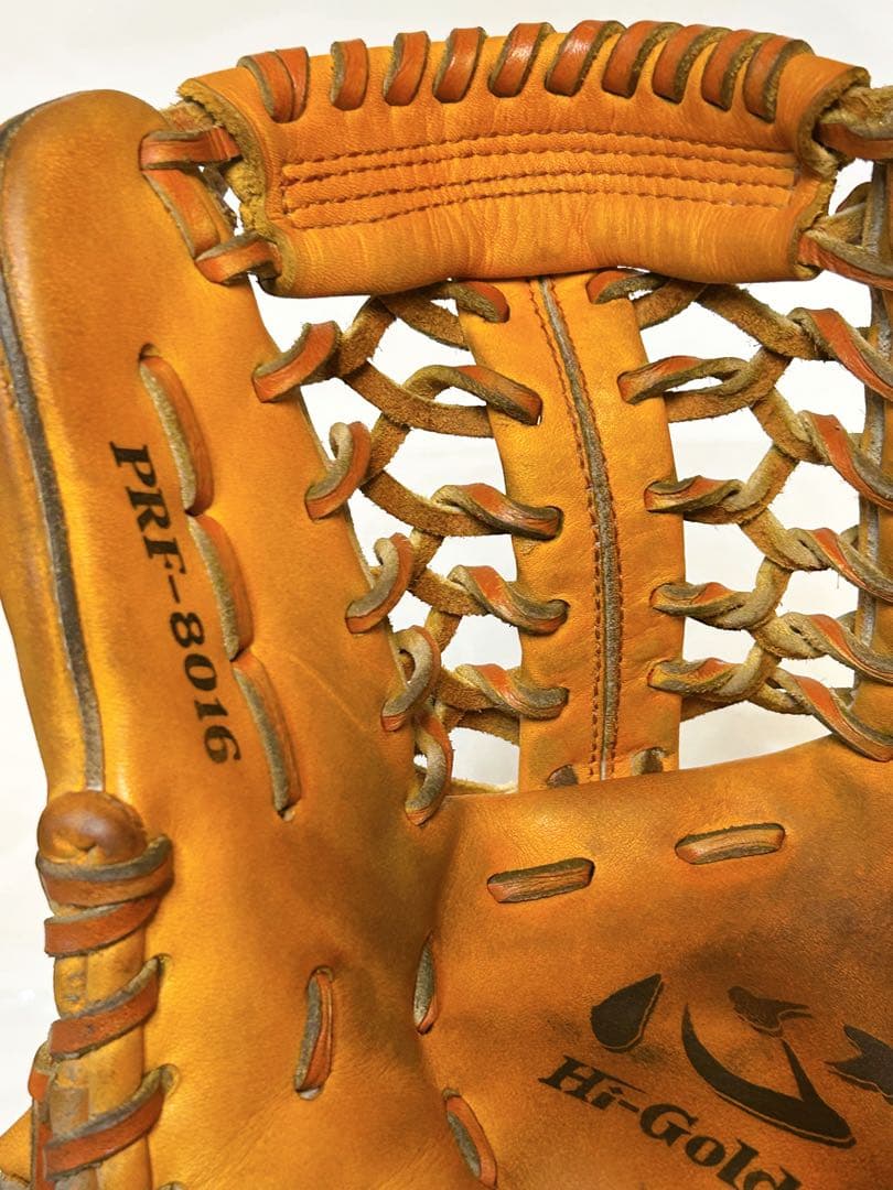 ★良型・即戦力★ ハイゴールド 心極 軟式 内野用グローブ 深め オイルメンテ済