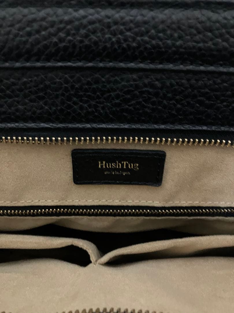 HushTug レザートート ブラック