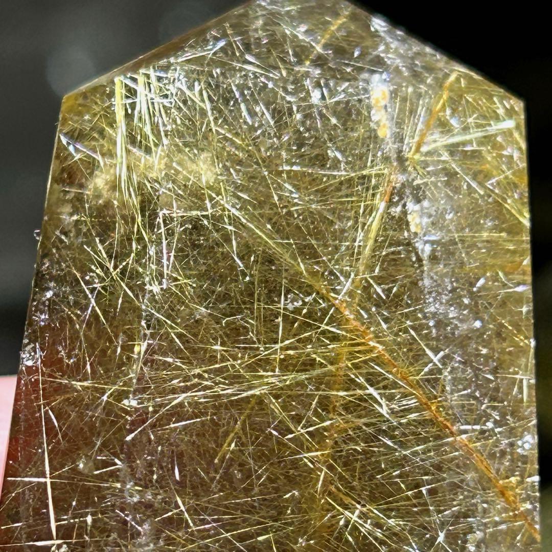 ⭐️別格高級品質！スモーキー　ルチル　原石　六角柱　福財龍王秘宝④ 極美