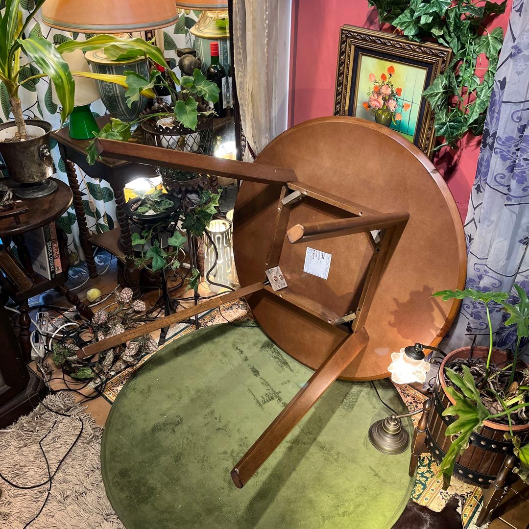 sale 美品　ナチュラルウッド　ラウンドテーブル９０　丸テーブル