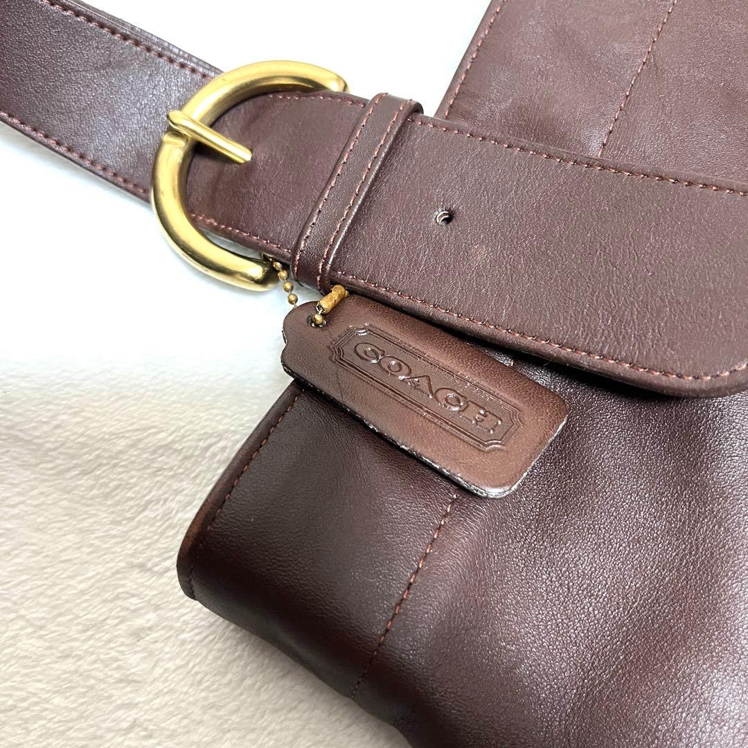 美品 OLD COACH オールドコーチ4082 ブラウン トートバッグ