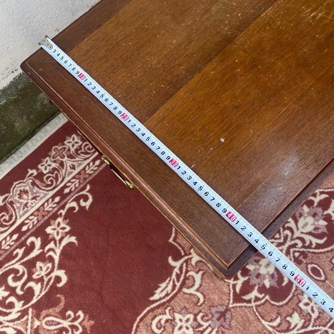 古家具◾️maruni マルニ 地中海シリーズ 木製 サイドテーブル 引き出し付