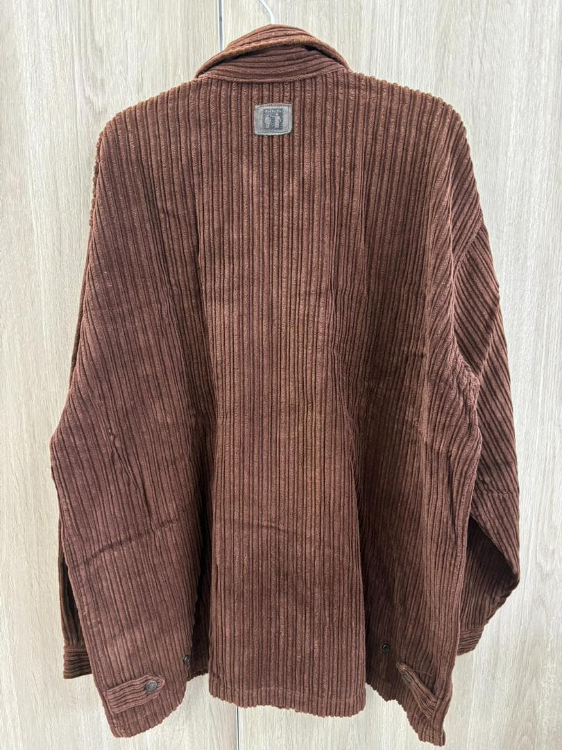 bitch skateboards コーデュロイ ジップブルゾン L ブラウン