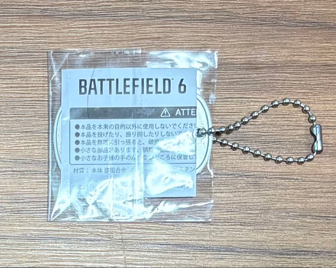 TGS2025 BATTLEFIELD6 限定オリジナル ドッグタグ