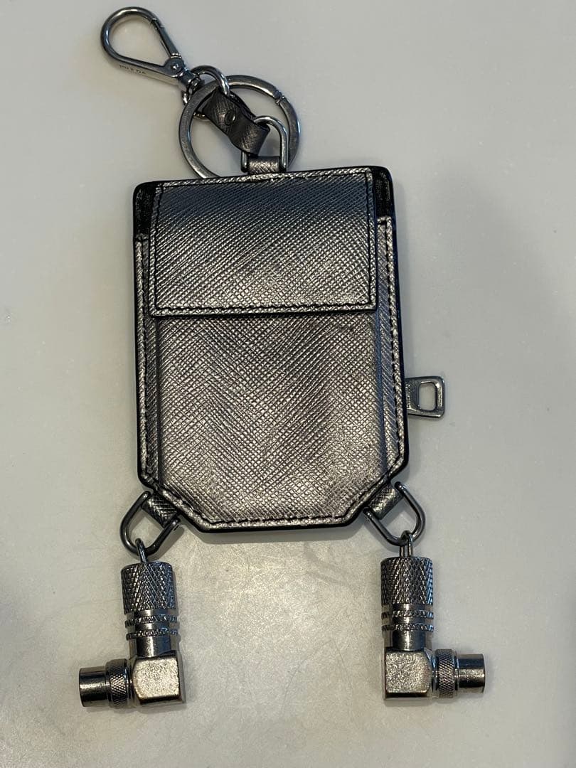【美品】PRADA　ロボット　キーホルダー　チャーム　ケース付