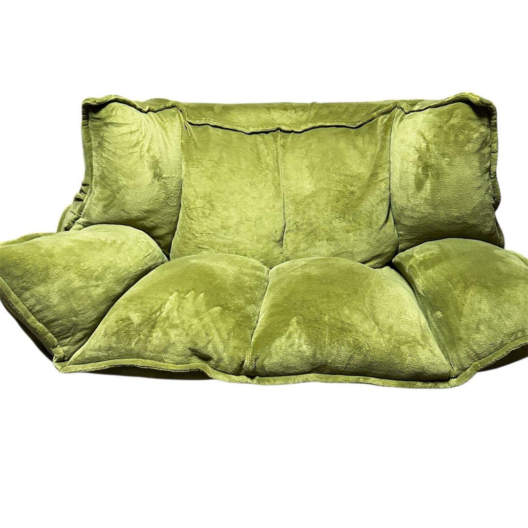 LOWYA (ロウヤ) ソファベッド ライムグリーン コンパクトローソファ