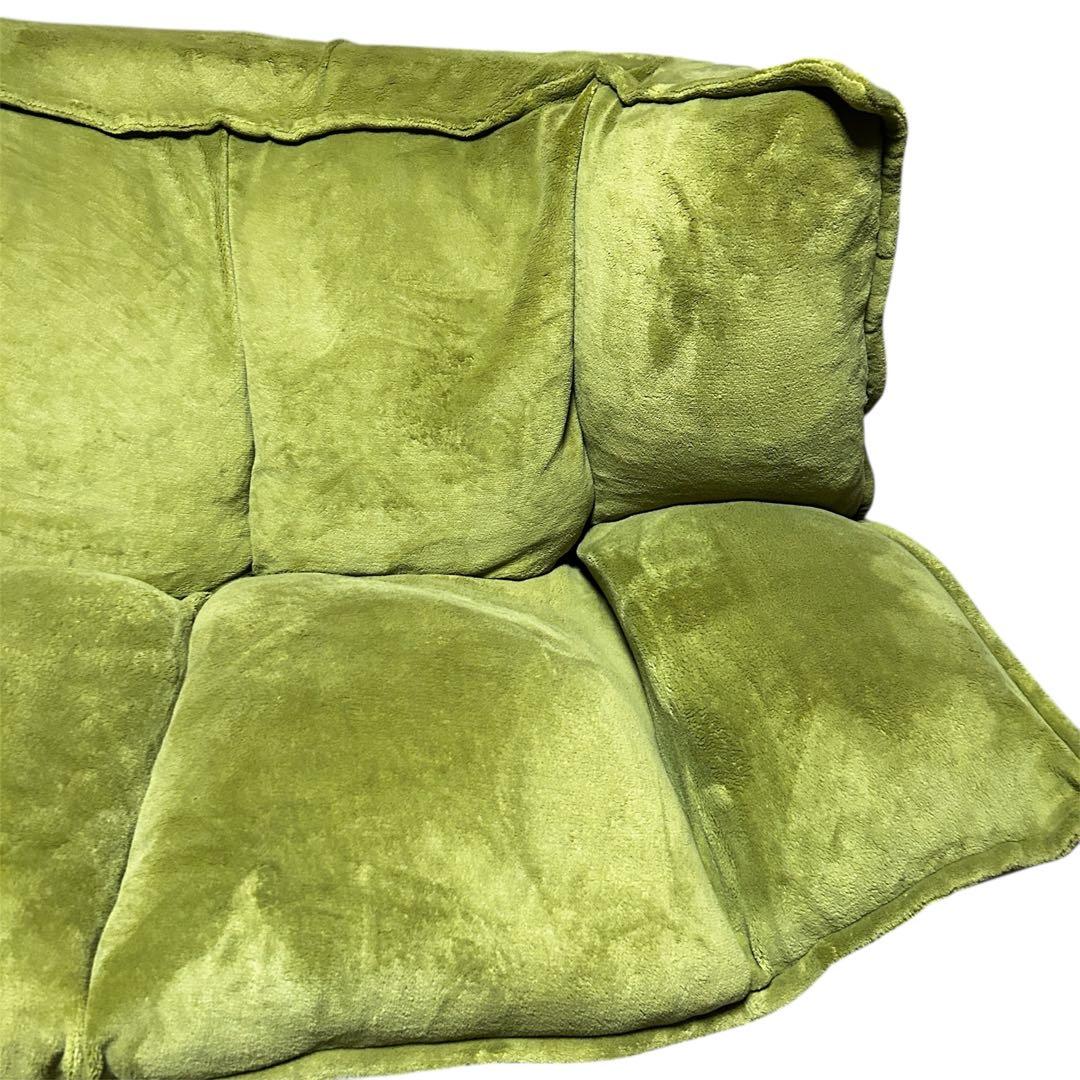 LOWYA (ロウヤ) ソファベッド ライムグリーン コンパクトローソファ