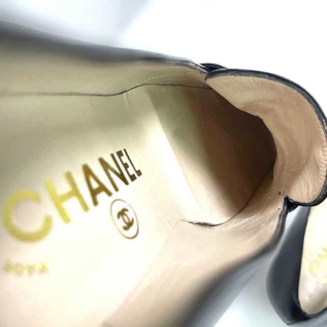 CHANEL シャネル ココマーク Vintage ローファー ヒール　パンプス