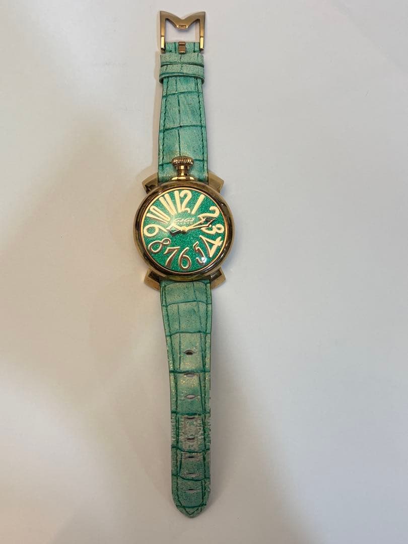 GAGA MILANO ガガミラノ　腕時計　マニュアーレ　グリーン