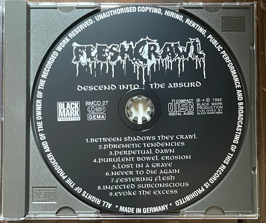 洋楽 FLESHCRAWL / Descend into the Absurd