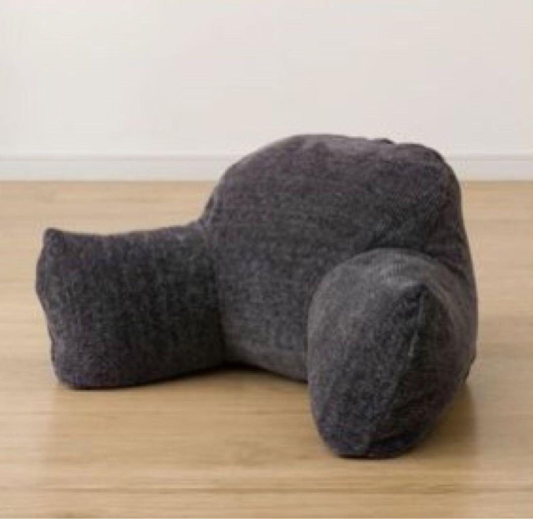 ユニークデザイン 1人掛けソファ グレー