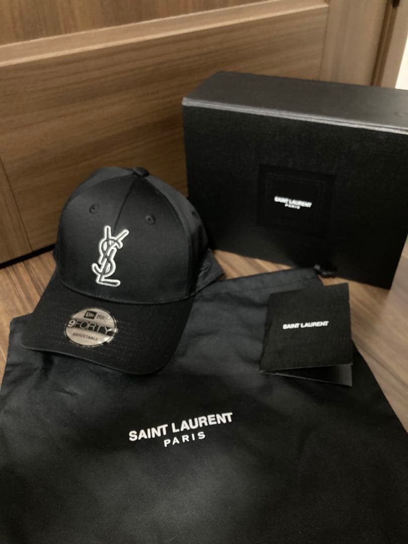 ニューエラ サンローラン ysl コラボ キャップ ブラック