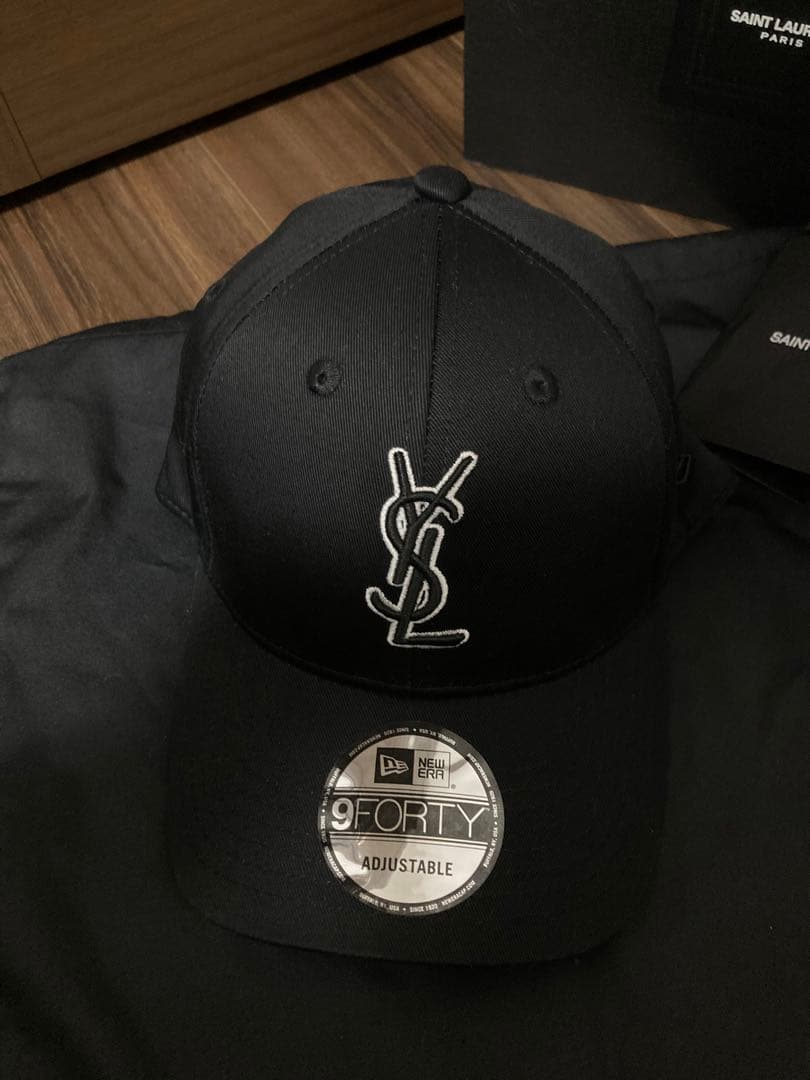 ニューエラ サンローラン ysl コラボ キャップ ブラック