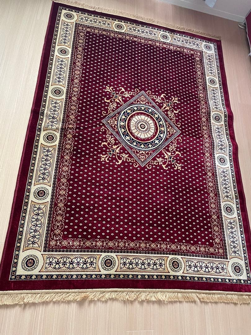 ペルシャ風バーガンディラグ220×150cm