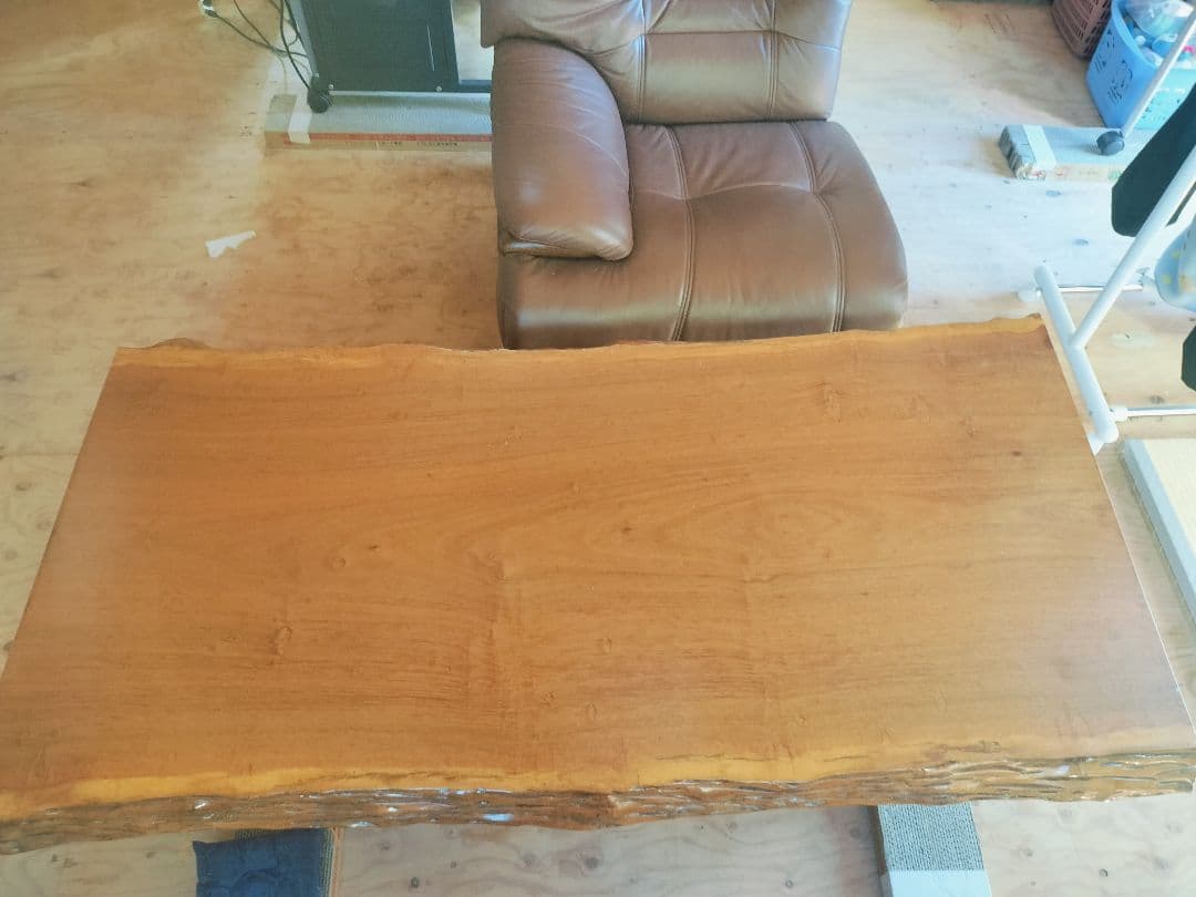 ケヤキ　欅　座卓　一枚板　美しい天然の模様　一点限り！