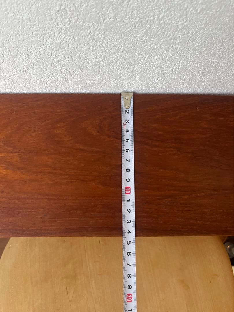 vintage 北欧ヴィンテージ チーク材　ウォールラック　シェルフ