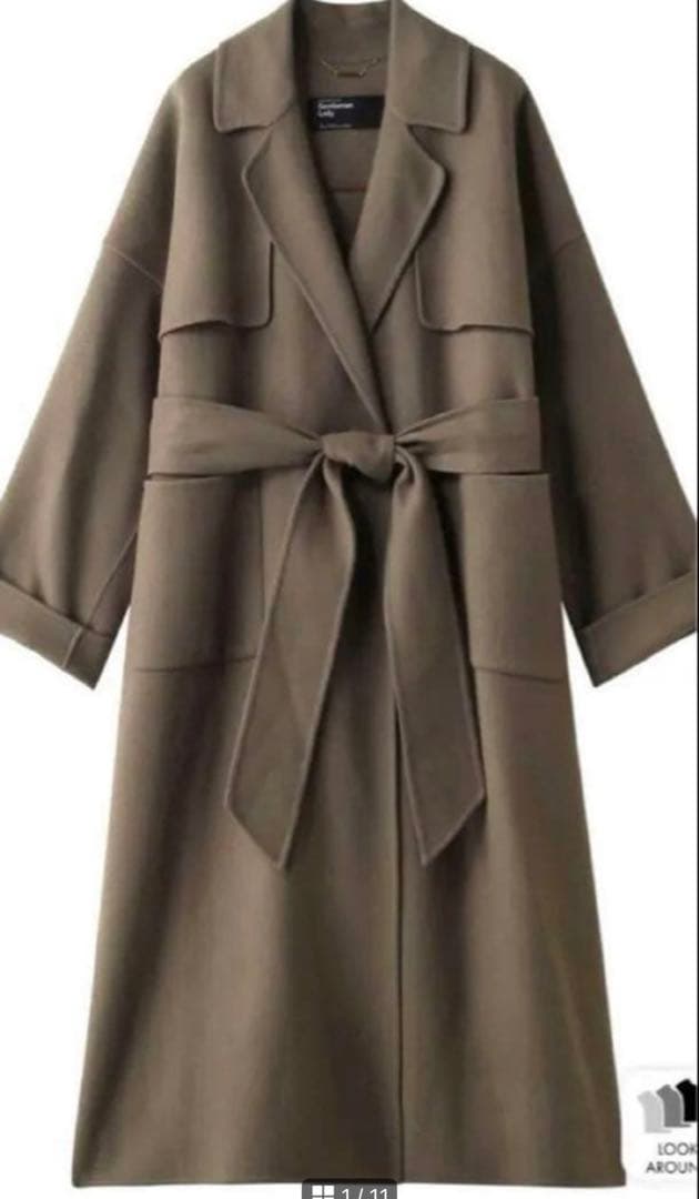 Chaos カオス スーペリアダブルコート モカグレージュ