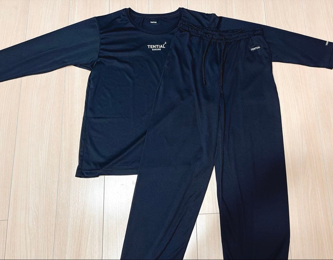 BAKUNE dry ウィメンズ　長袖長ズボン上下セット　Mサイズ　ブラック