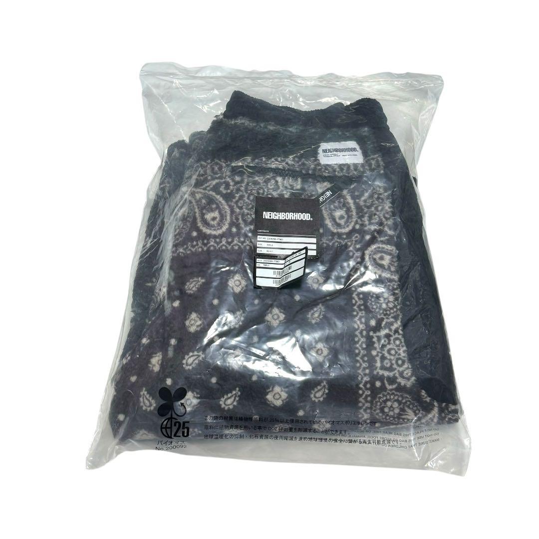 新品★ NEIGHBORHOOD バンダナ フリース パンツ ブラック S