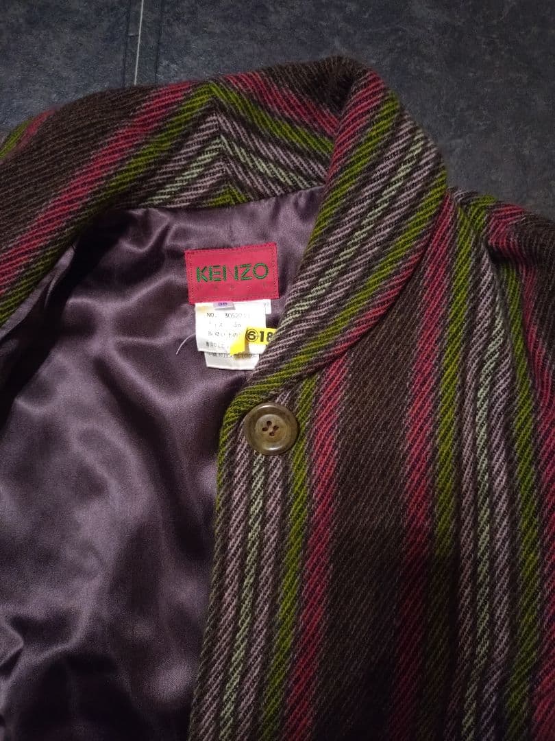 KENZO コート ヴィンテージコート セレブカジュアル 昭和レトロ 冬服