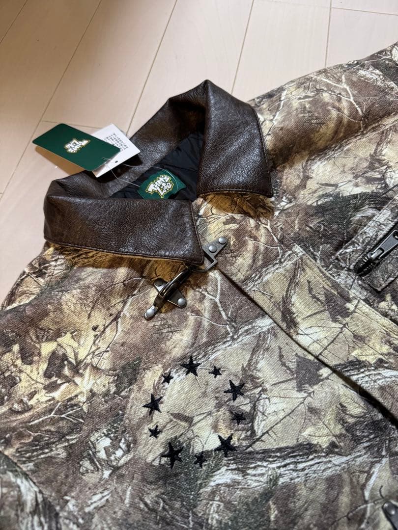 That's life ダック地ファイヤーマンジャケット M 着画あり