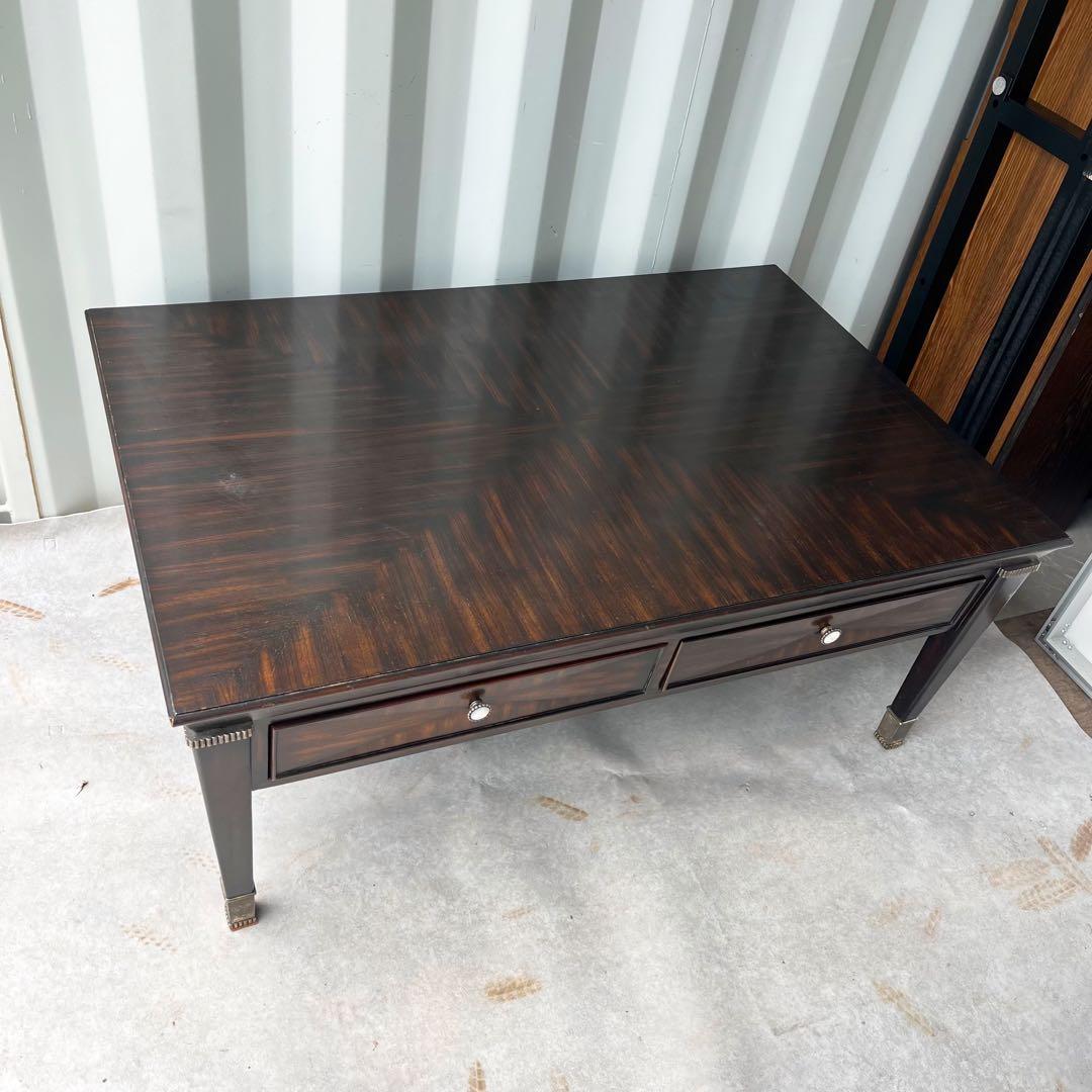 取付無料！メートランドスミス おしゃれアンティーク引き出し付きローテーブル✨