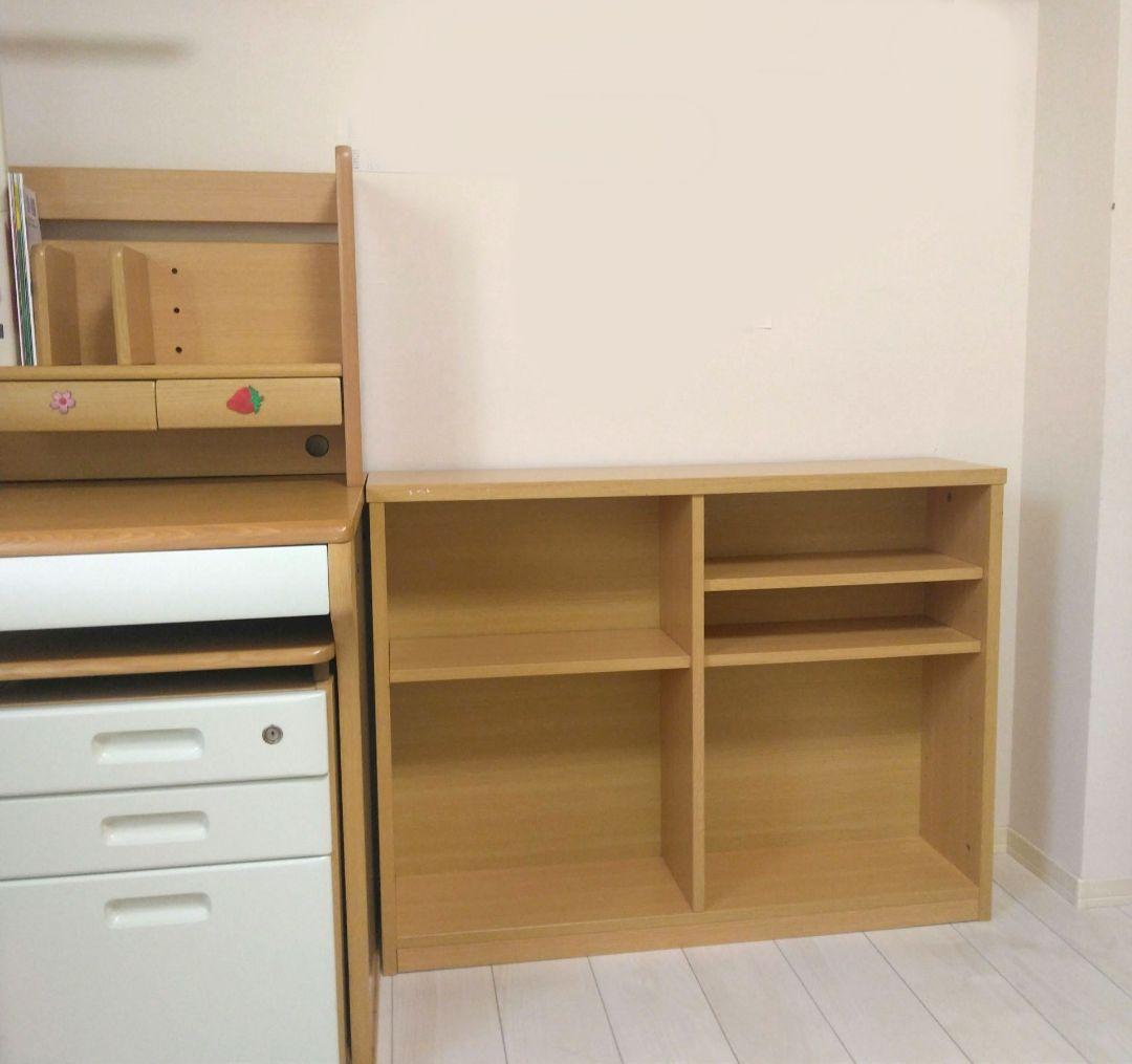 学習机　机　小学生　勉強机　椅子つき　棚つき